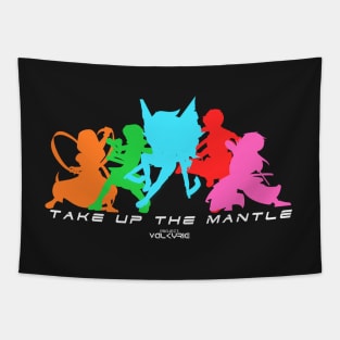 Valkyrie Silhouettes Tapestry