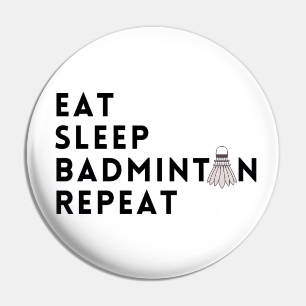 eat sleep badminton repeat Pin by TheParallelX