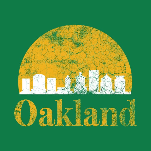 Oakland city skyline by Sloop