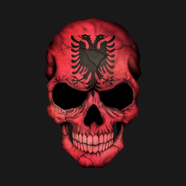 Albanian Skull by Feliz ZombiePunk