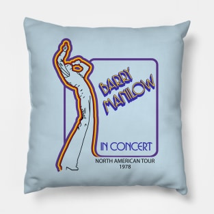 Barry Manilow In Concert 78 Pillow