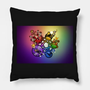 Fediverse Cover Art Pillow