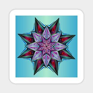 Star Mandalas 096 (Style:16) Magnet