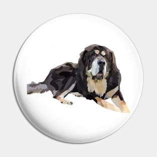 Tibetan Mastiff Big Fluffy Dog Pin