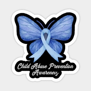 Child Abuse Prevention Awareness Month Blue Ribbon gift idea Magnet