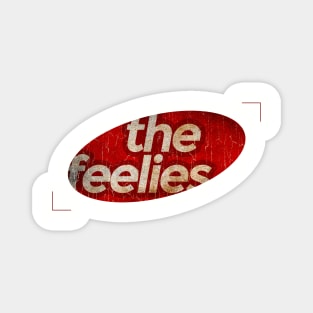 The Feelies - simple red elips vintage Magnet