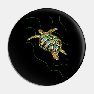 Hawksbill turtle (Eretmochelys imbricata) v1 Pin