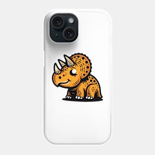 Animal Dinosaur Triceratops Kids Baby Phone Case