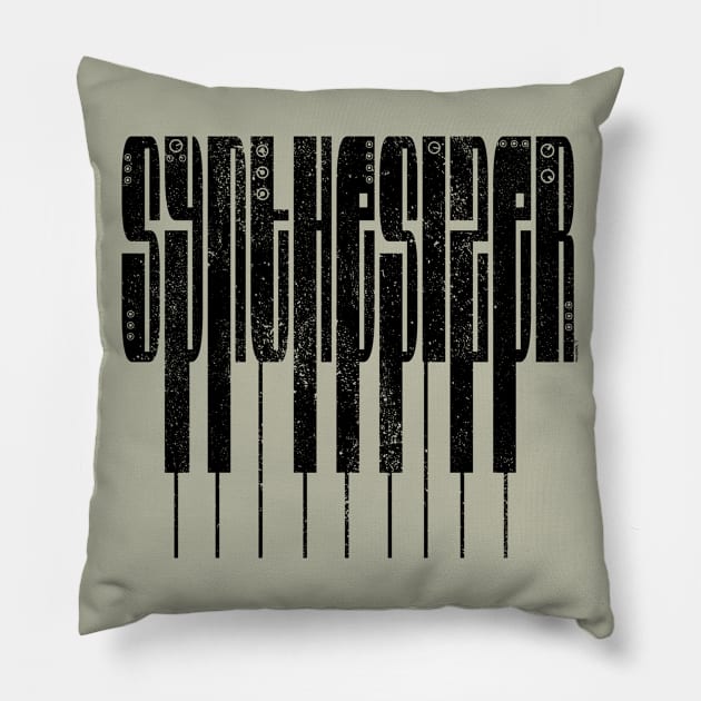 Synthesizer Pillow by Mewzeek_T