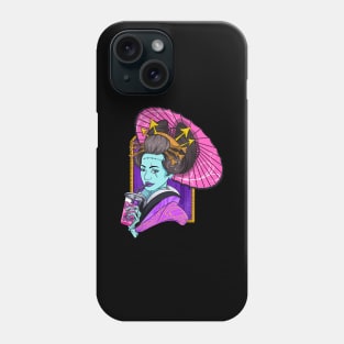 Geisha Girl Zombie Phone Case