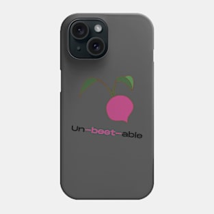 Unbeatable unbeetable vegetable pun Phone Case