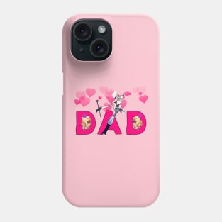 Funny And Cute Hazbin Hotel Lucifer Dad And His Rubber Ducks - Fathers Day Gift Idea Phone Case