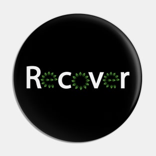 Recover recovering positive typography design Pin