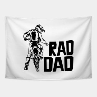 Dad Motocross! Rad Dad Design! Tapestry