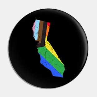 California State Pride: Embrace Progress with the Progress Pride Flag Design Pin