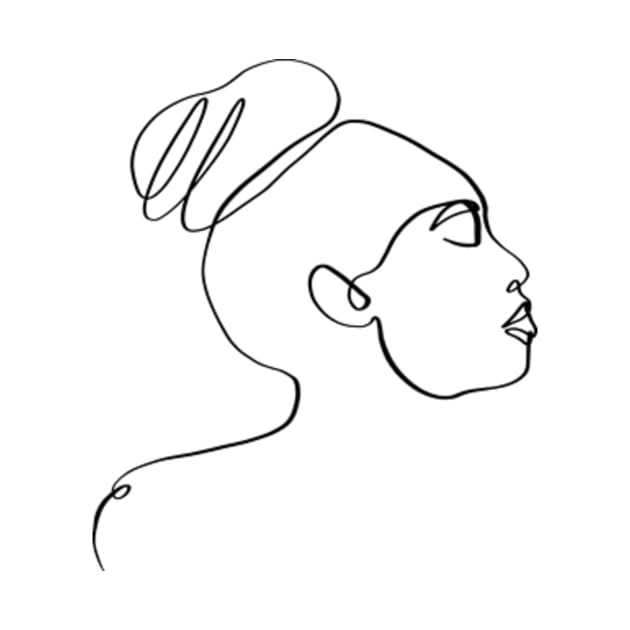 Abstract minimal women by Doodle Intent