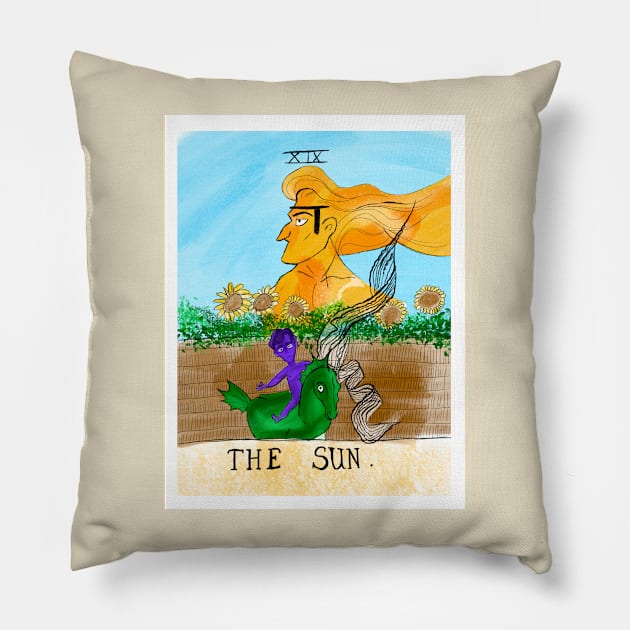 Shut Up About The Sun! Pillow by Sketches by Saron