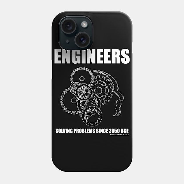 Solving Problems Since 2650 BCE Funny Engineering Novelty Gift Phone Case by Airbrush World