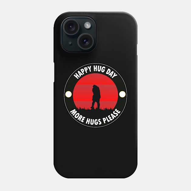 Hugging Day Phone Case by Snappy Cart