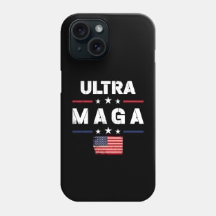 Ultra Maga Proud Ultra-Maga American Flag Phone Case