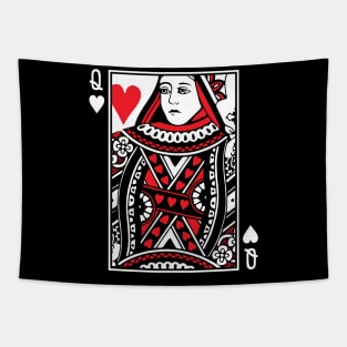 Queen Of Hearts - halloween couple Tapestry