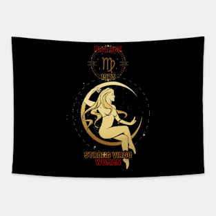 Strong Virgo woman Tapestry