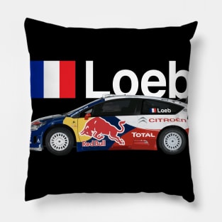 WRC CAR CITROEN Loeb C4 Sébastien winning Citroën C4 2008 Pillow