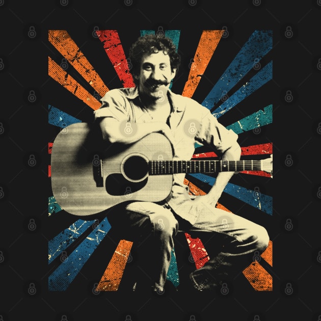 jim croce - (1943-1973) - vintage art by ArmandoApparel