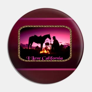 I Love California Pin