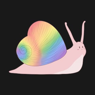Gay Pride Love Heart Snail T-Shirt