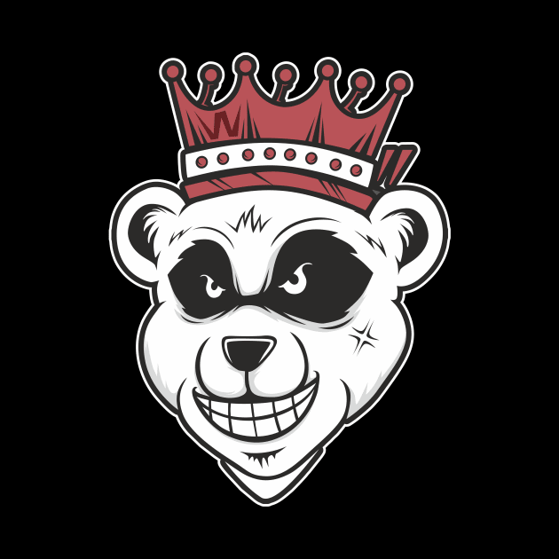 Panda king by Dark_Ink