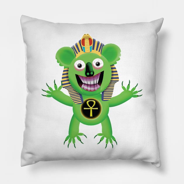 Egyptian Koala Pillow by Wickedcartoons