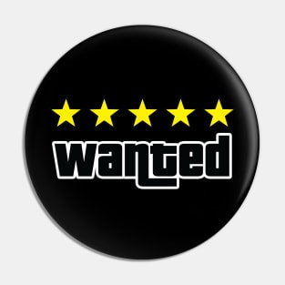 Wanted (5 Star) Pin