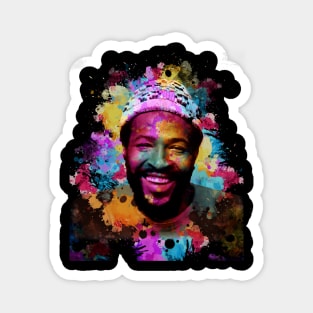 Marvin Gaye ~ Watercolor Illustration Magnet