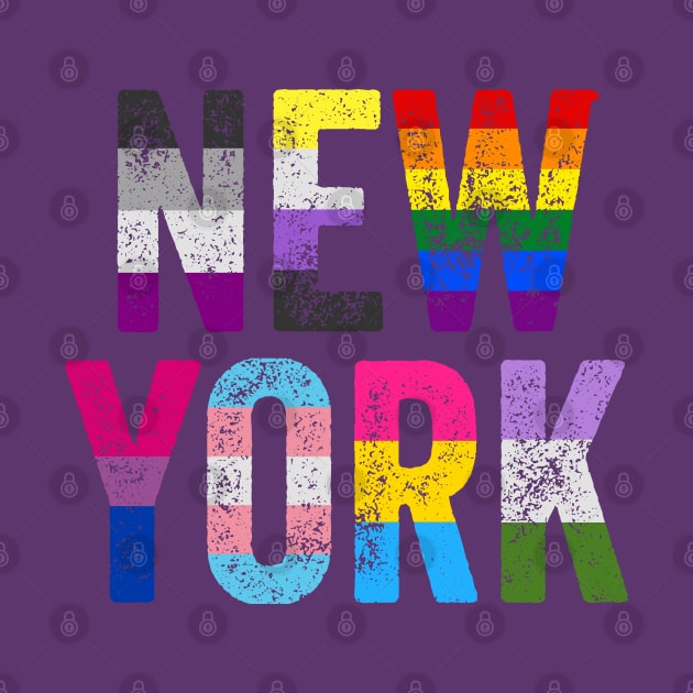 New York LGBT Equality Flags Pride Month, Lesbian Gay Pride, NYC pride by Happy Lime