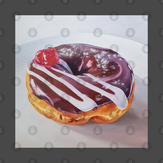 Black Forest Donut Painting 2 by EmilyBickell