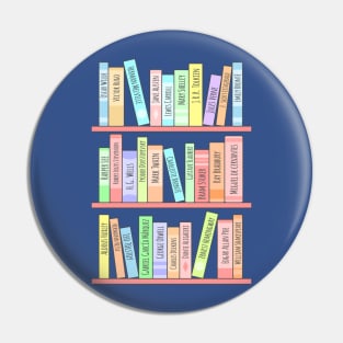 Classics Bookshelf Pin