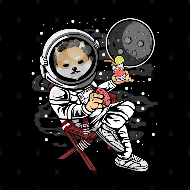 Retirement Plan Astronaut Dogelon Mars ELON Coin To The Moon Crypto Token Cryptocurrency Blockchain Wallet Birthday Gift For Men Women Kids by Thingking About