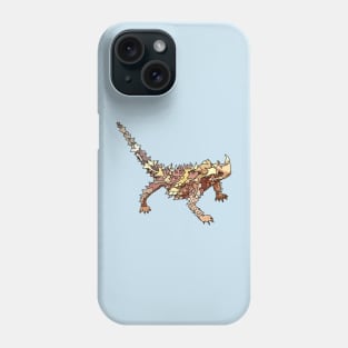 Thorny devil cartoon illustration Phone Case