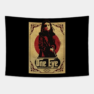 One Eye Girl (Thriller) Tapestry