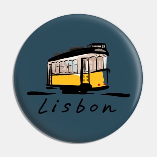 Lisboa Tram Illustration | Portugal Pin