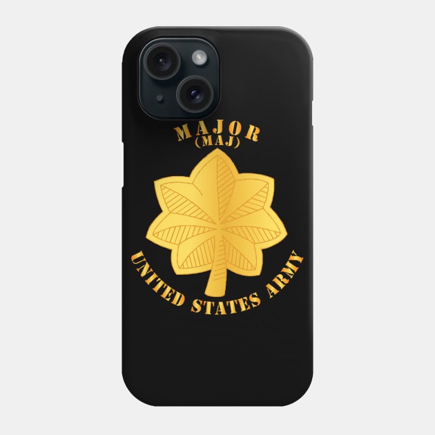 Major Rank Insignia - MAJ Phone Case by twix123844