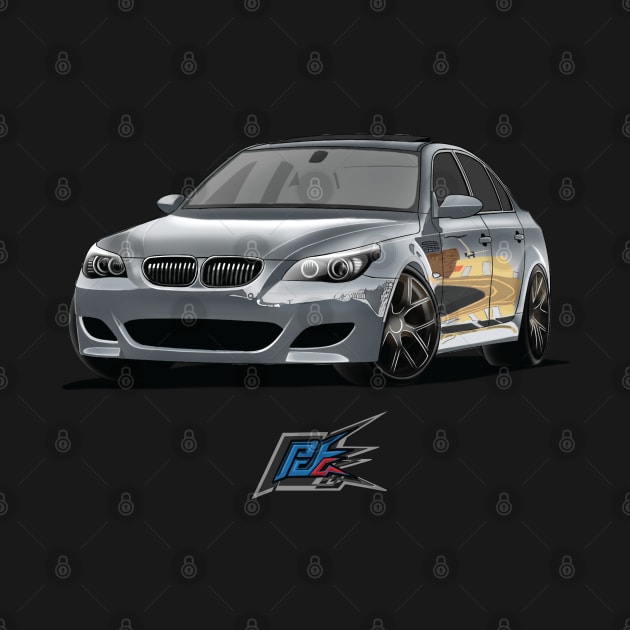 bmw m5 v10 gray by naquash