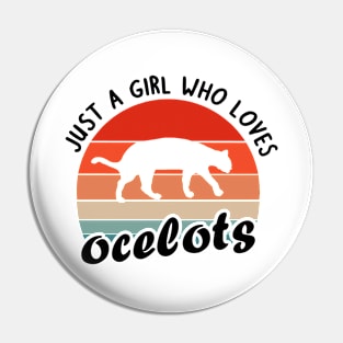 Girls love ocelot saying cuddly toy lover Pin