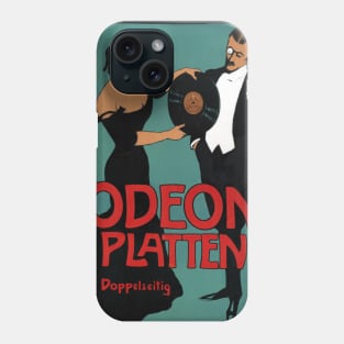 Odeon Platten Germany Vintage Poster 1900 Phone Case