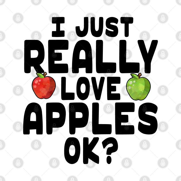 I Love Apples Apple Lover Apples Body Niemowlęce TeePublic PL
