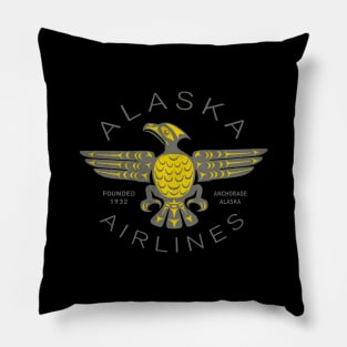 Alaska Airlines 1 by © Buck Tee Originals Pillow