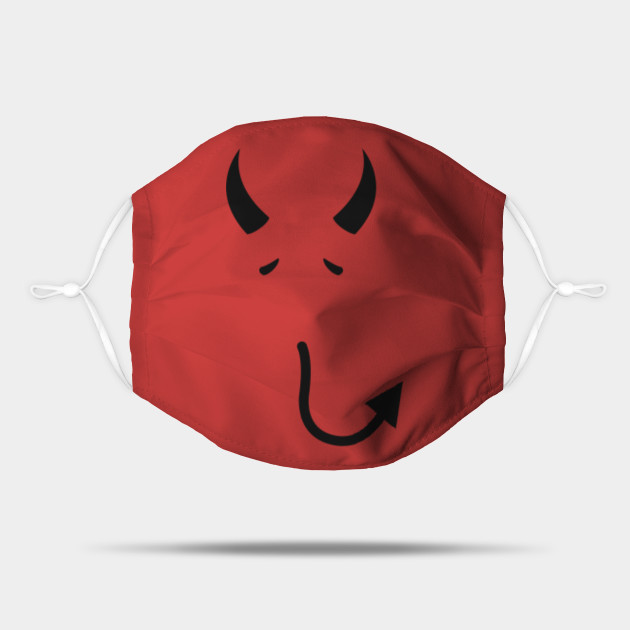 Manchester United Devil Red Devil Mask Teepublic