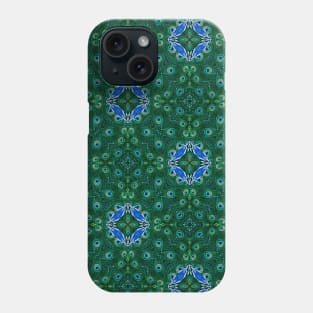 Peacock wings pattern Phone Case