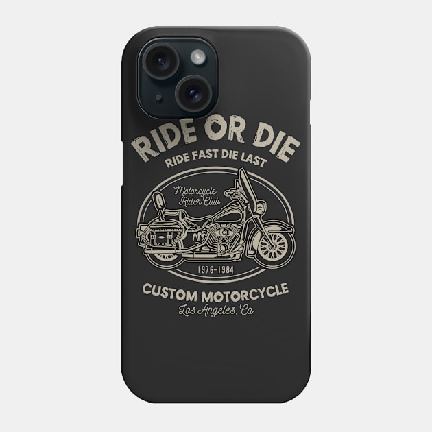 Ride or Die Phone Case by PaunLiviu
